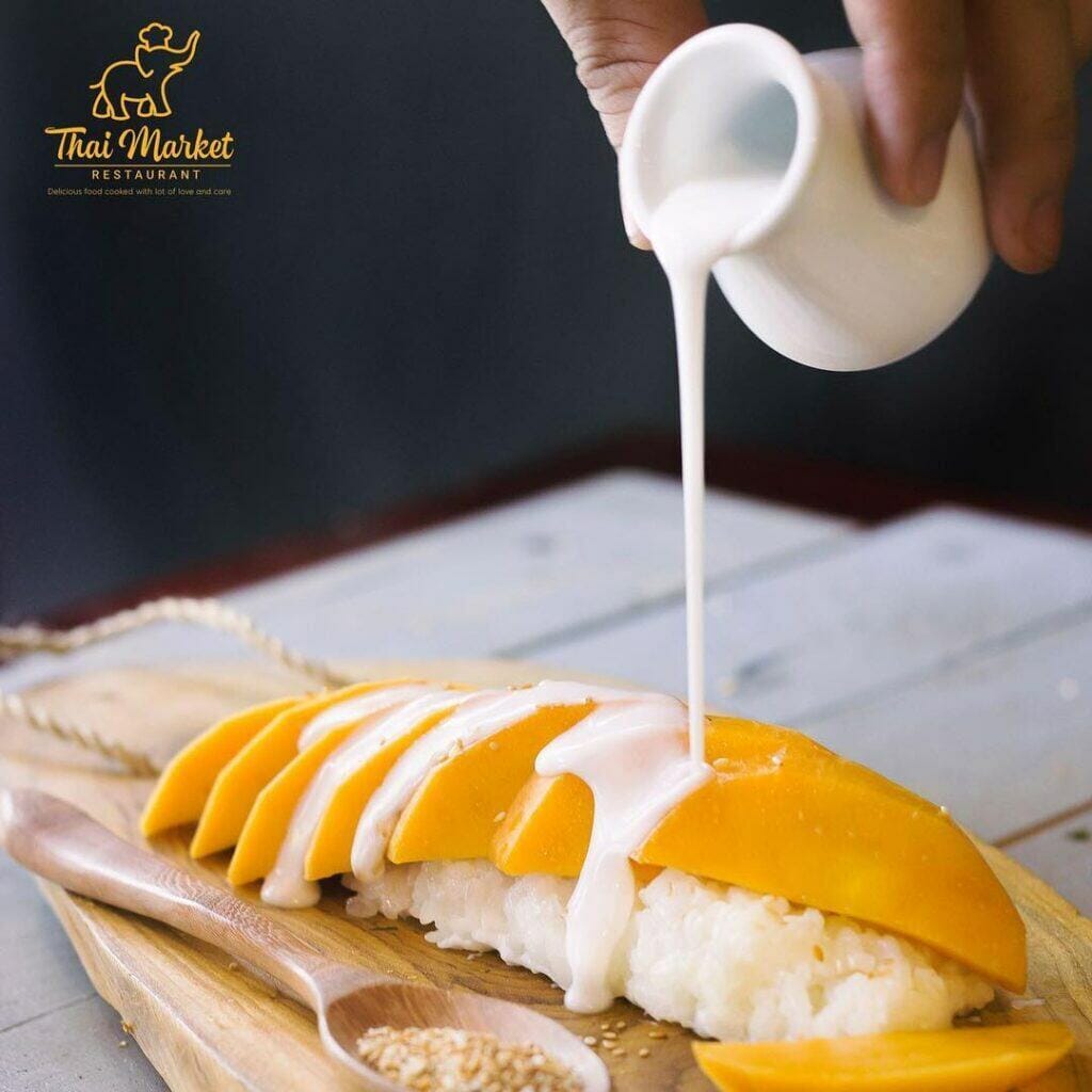Xôi xoài tại nhà hàng Thái Market Đà Nẵng