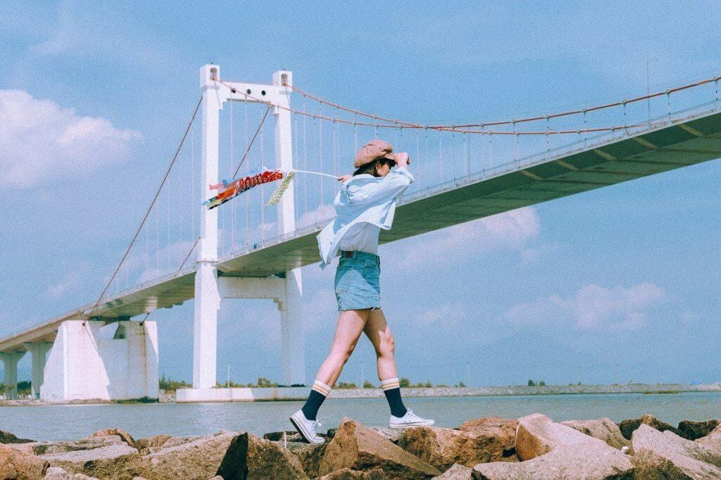 VISITING THE LONGEST BRIDGE OF VIETNAM IN DANANG - THUAN PHUOC BRIDGE ...