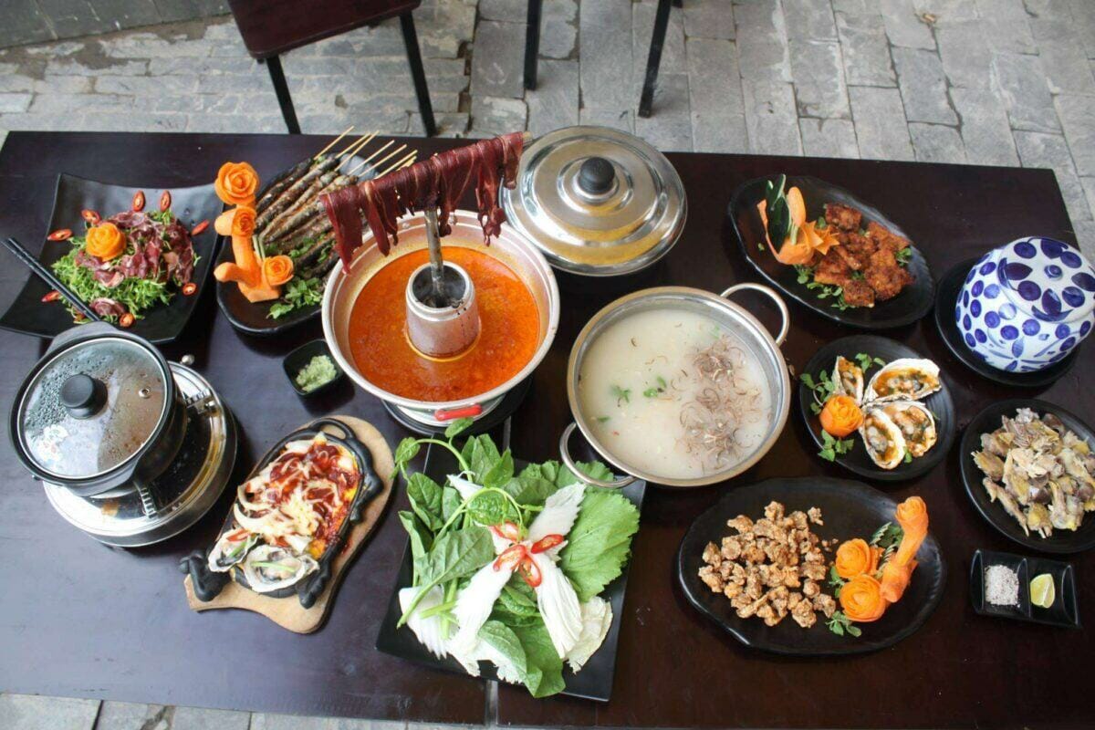 Lẩu ở S.E.N Restaurant Đà Nẵng
