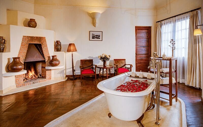 Phòng tắm cực “chill” cũng mang âm hưởng Pháp