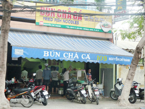 Bún chả cá gia truyền ở 109 Nguyễn Chí Thanh